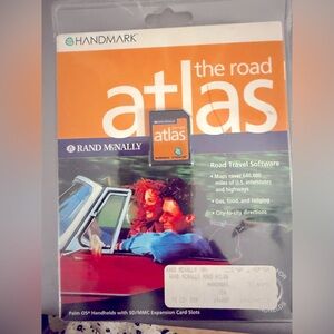 Vintage Rand McNally Road Atlas Palm OS SD/MMC Expansion Card – NEW Sealed